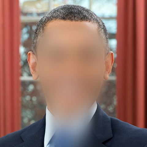 Face blur filter
